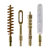4-Piece .30 Caliber Brass Bore Brush Set